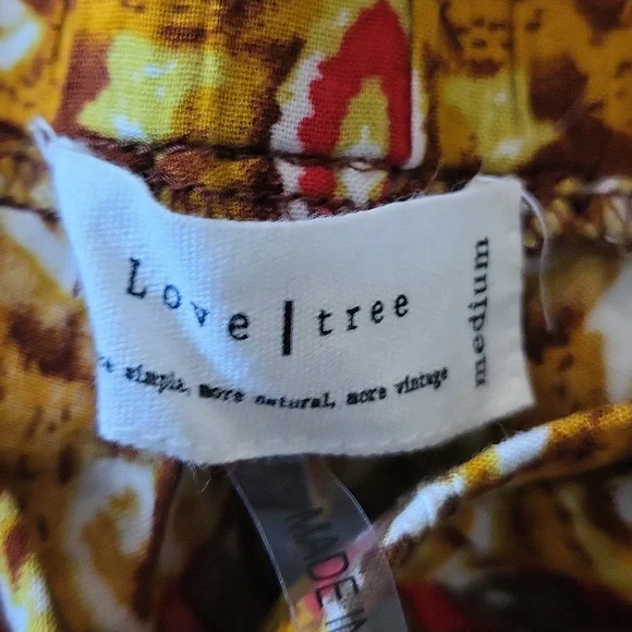 Bohemian Free People Inspired Colorful Pattern Palazzo Pants By Love Tree ๐พ - Picture 5 of 5